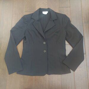 Ally B. Women's Black Long Sleeve 2 Button Blazer - Size L